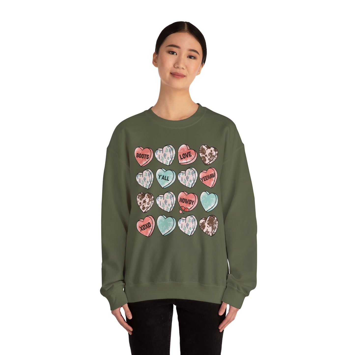 Western Heart Candy Sweatshirt
