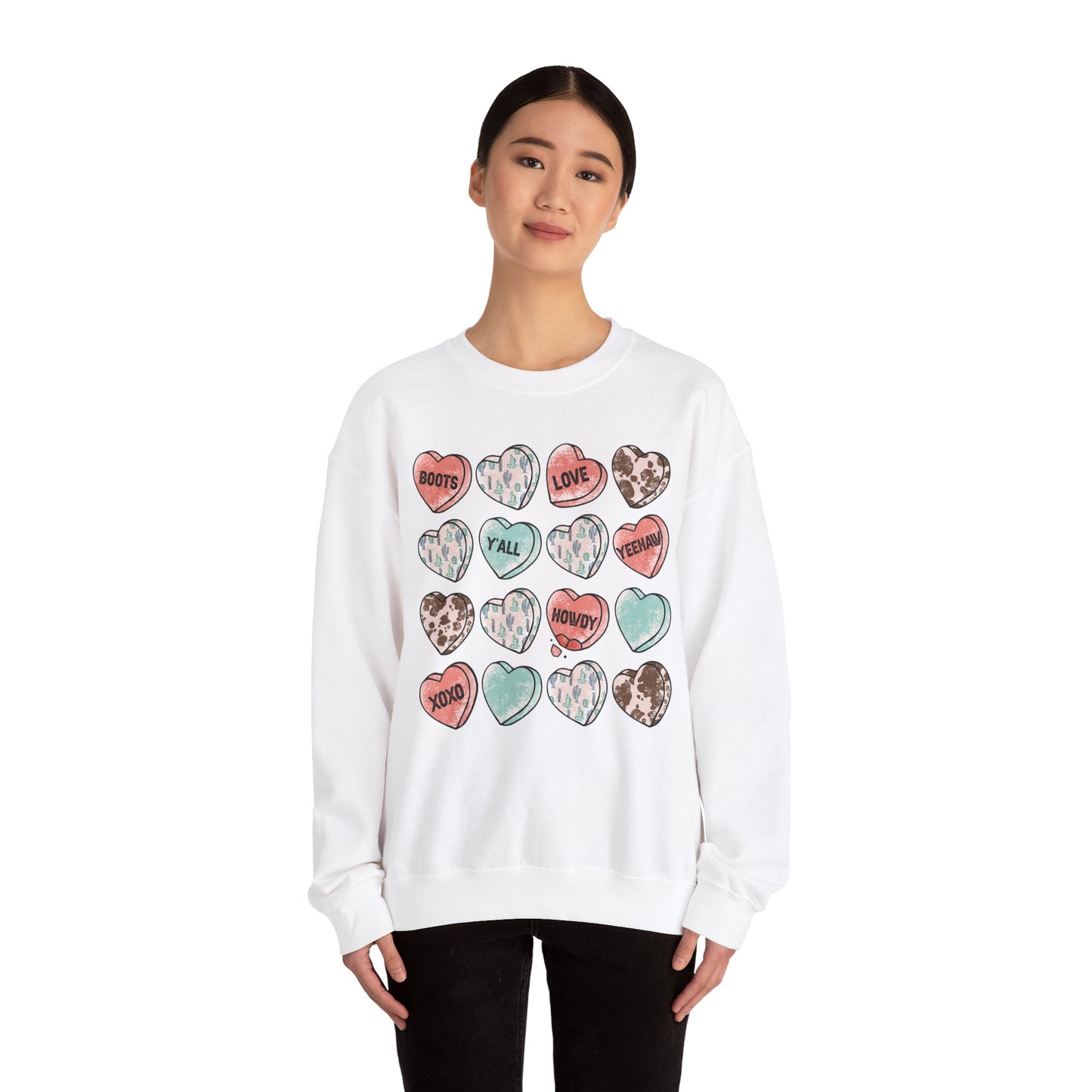 Western Heart Candy Sweatshirt