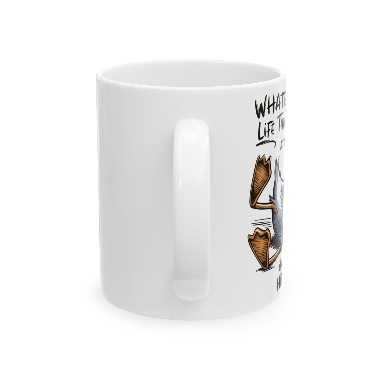 Duck Ceramic Mug, (11oz, 15oz)