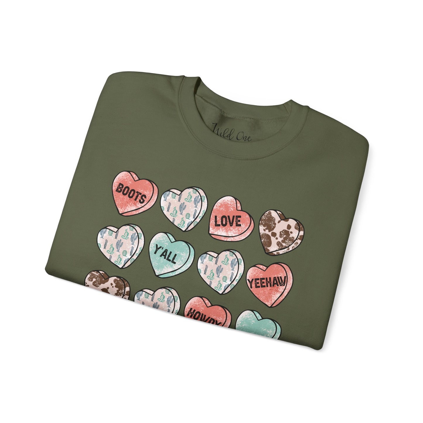Western Heart Candy Sweatshirt