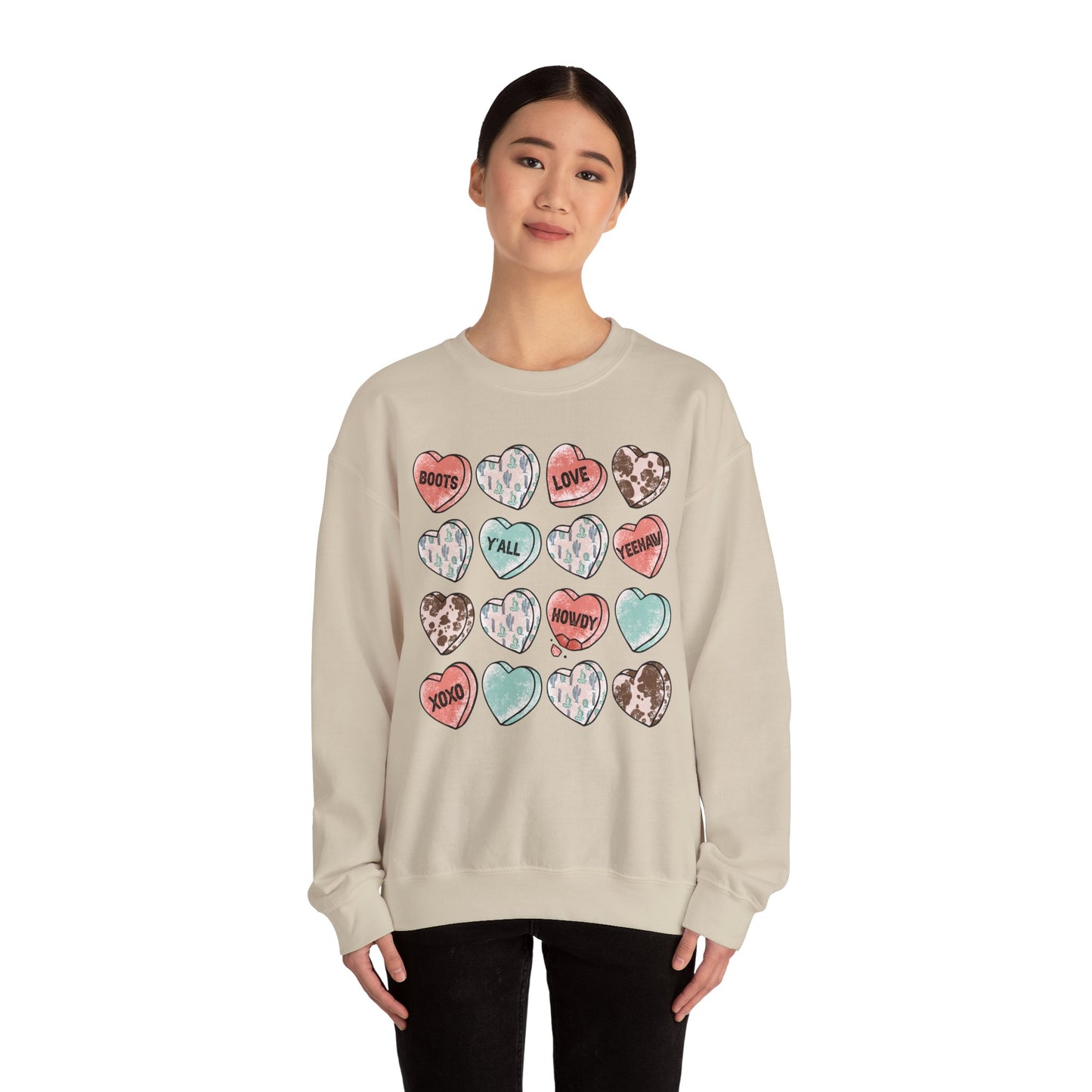 Western Heart Candy Sweatshirt
