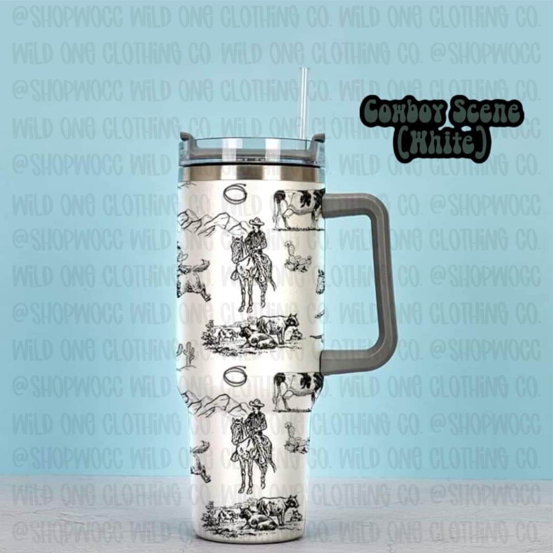 Wild West 40 oz Travel Mug