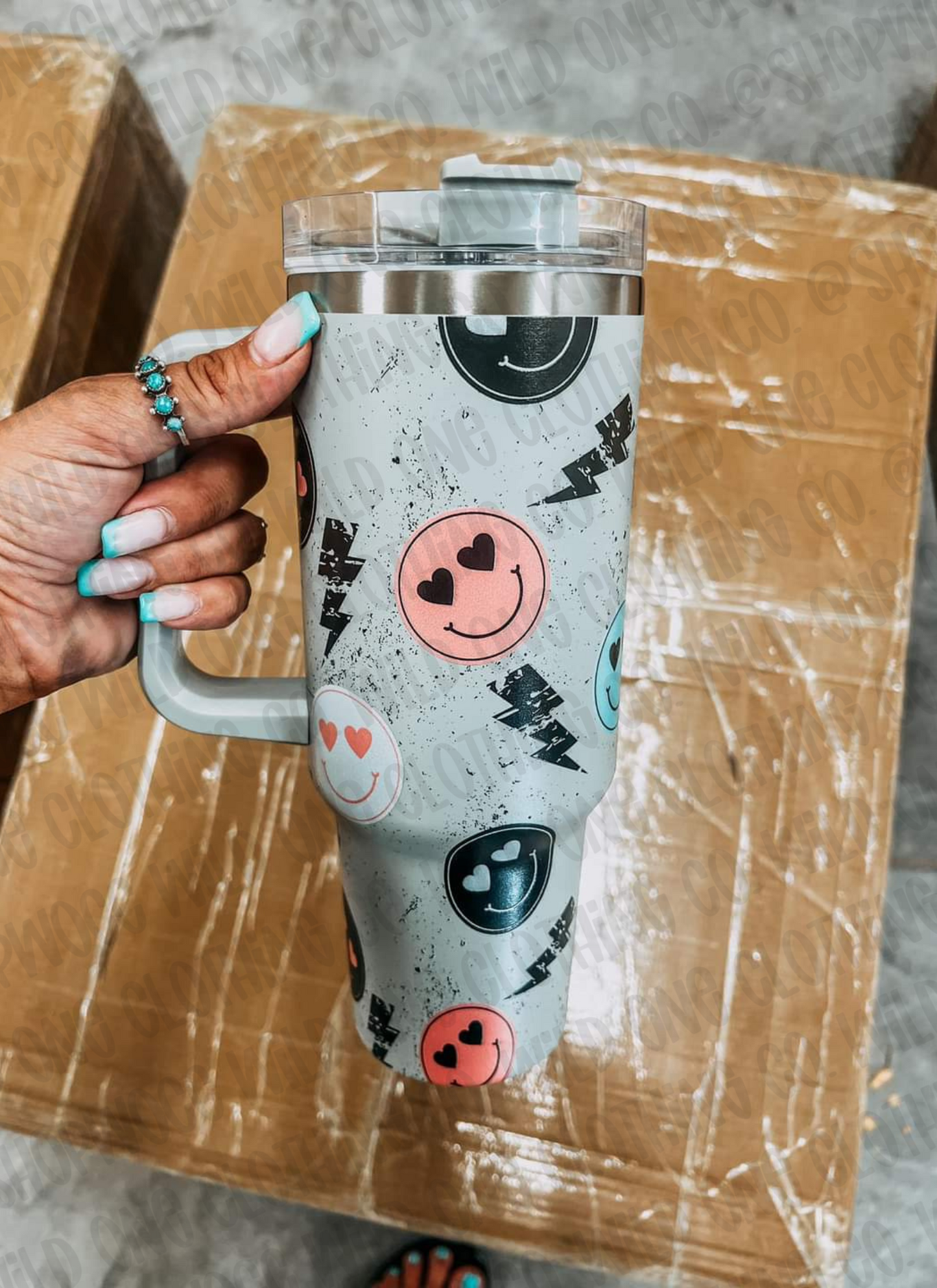 Wild West 40 oz Travel Mug