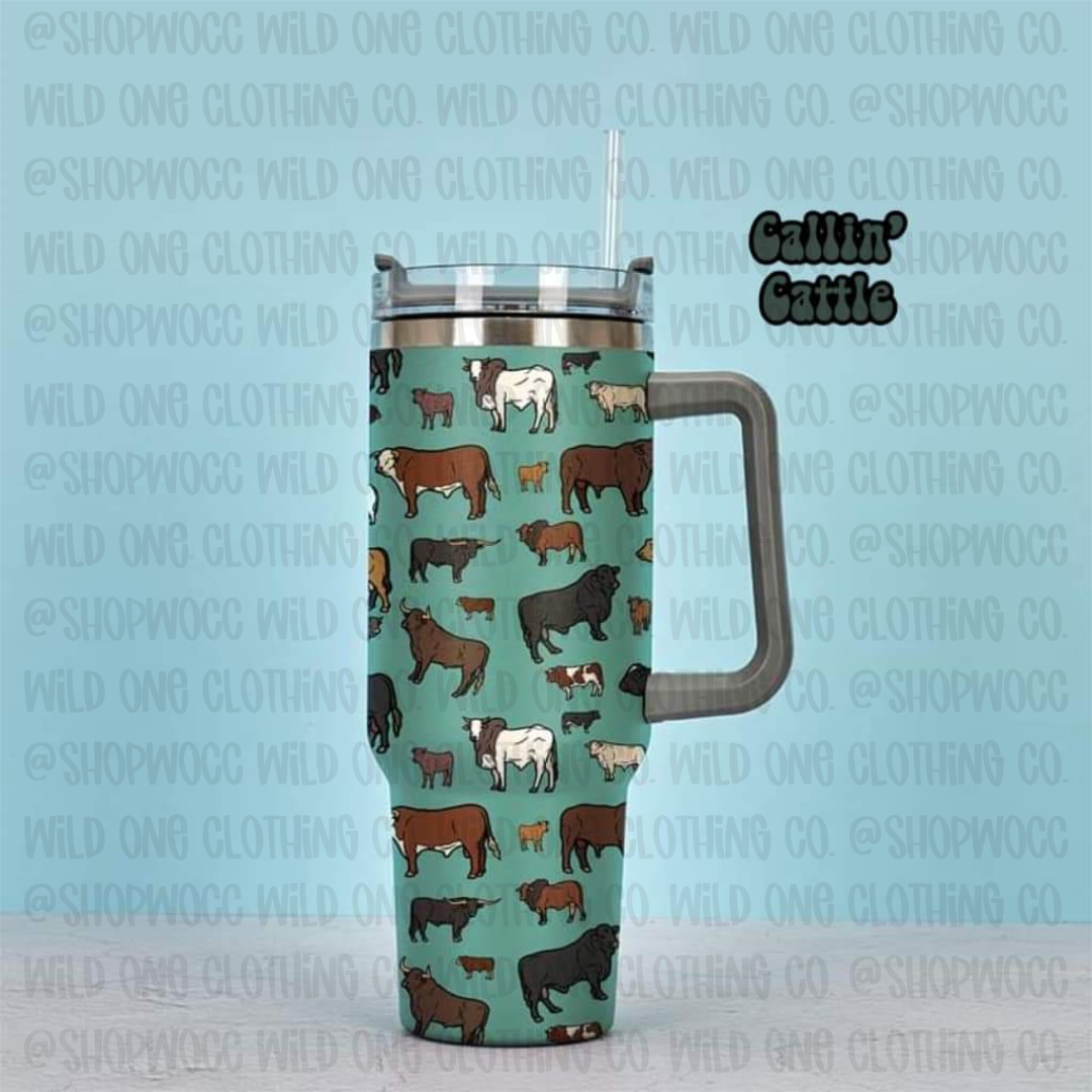 Wild West 40 oz Travel Mug