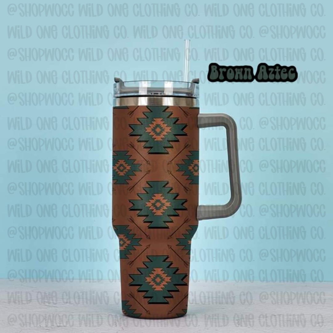 Wild West 40 oz Travel Mug