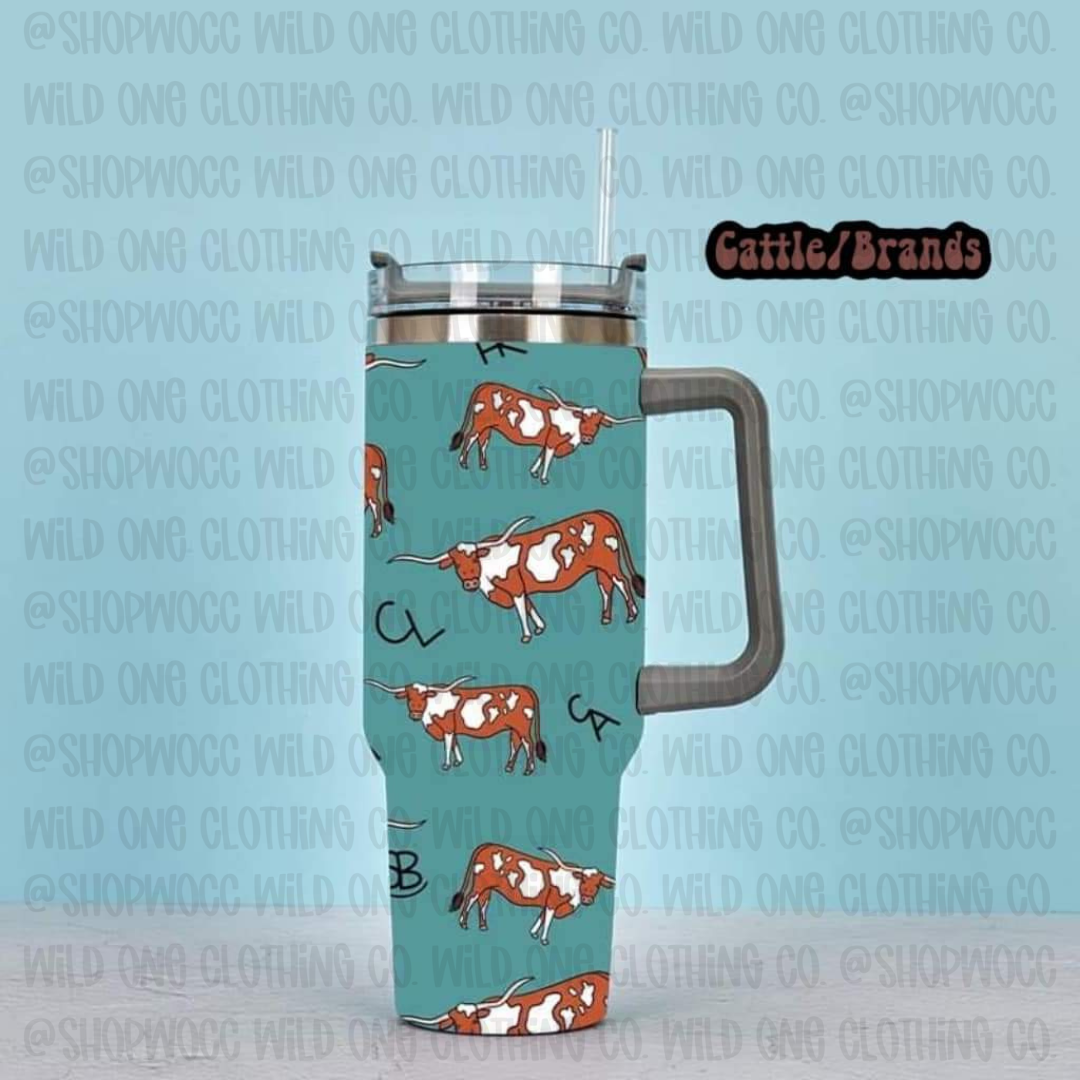 Wild West 40 oz Travel Mug