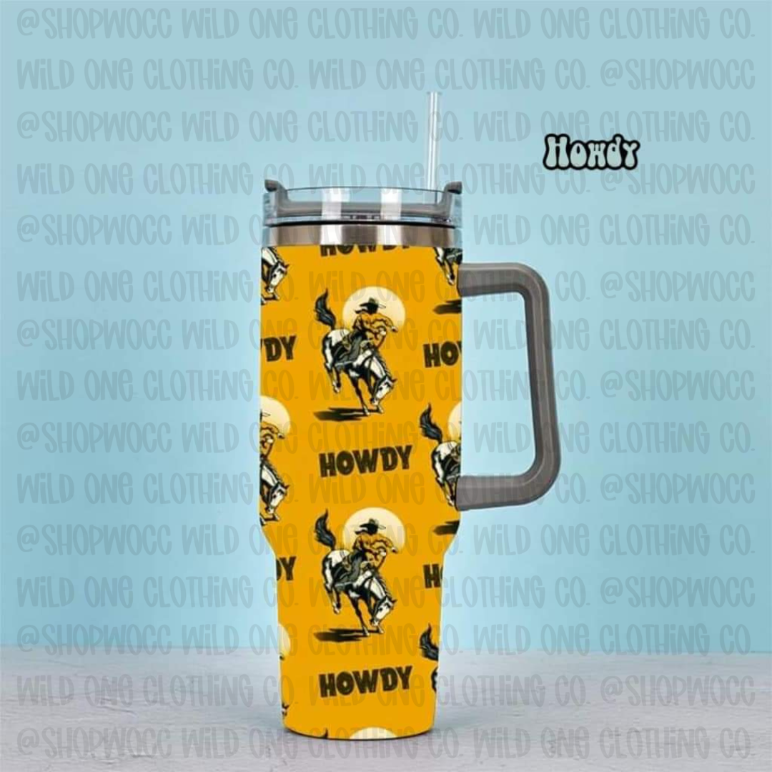 Wild West 40 oz Travel Mug