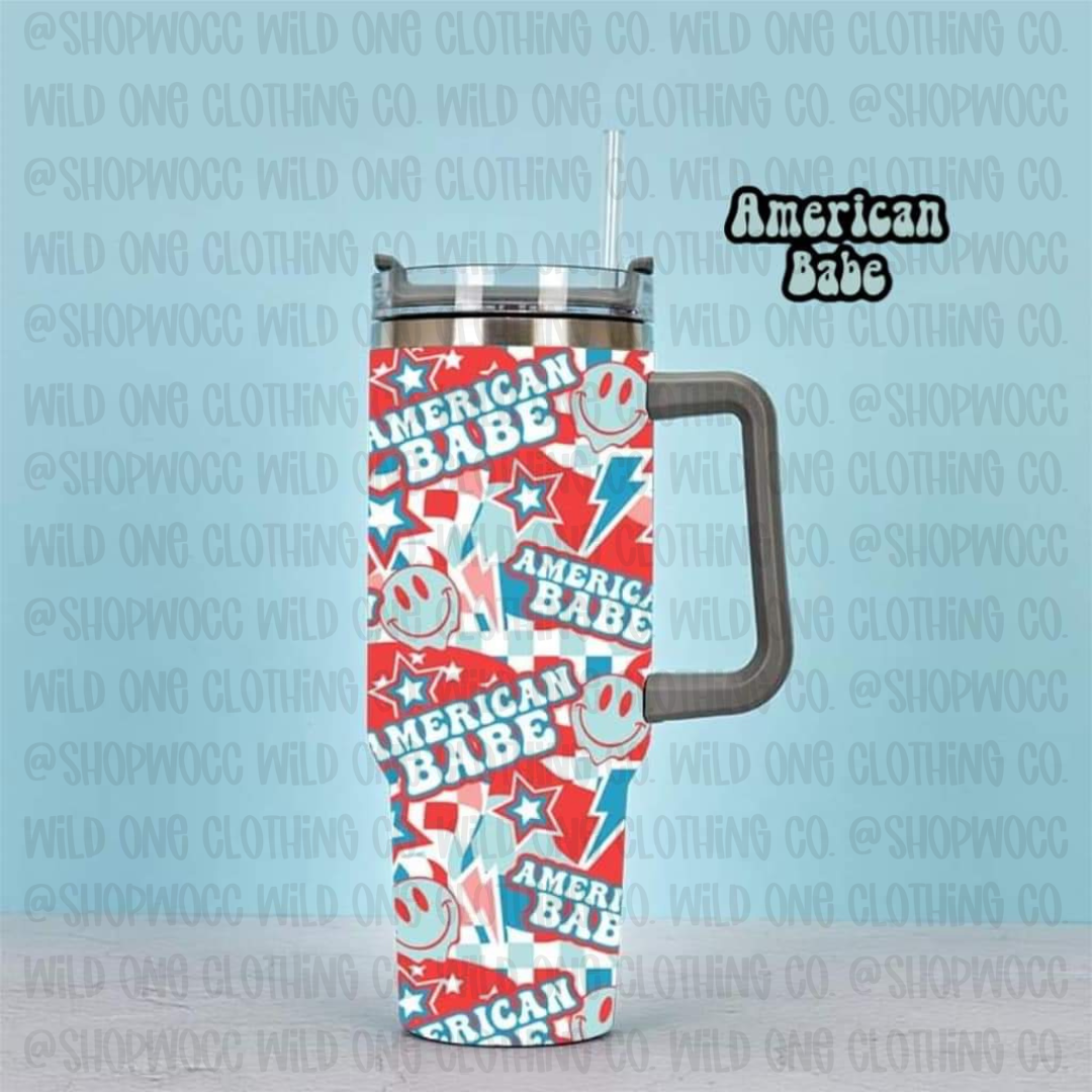 Wild West 40 oz Travel Mug