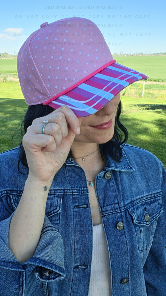 Pretty in Pink Blank Trucker Hat
