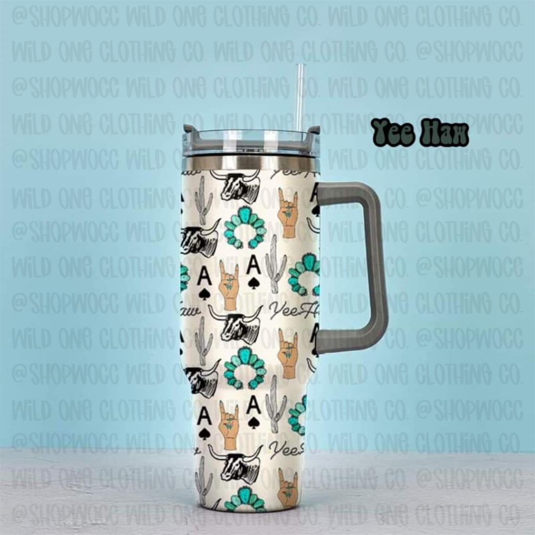 Wild West 40 oz Travel Mug