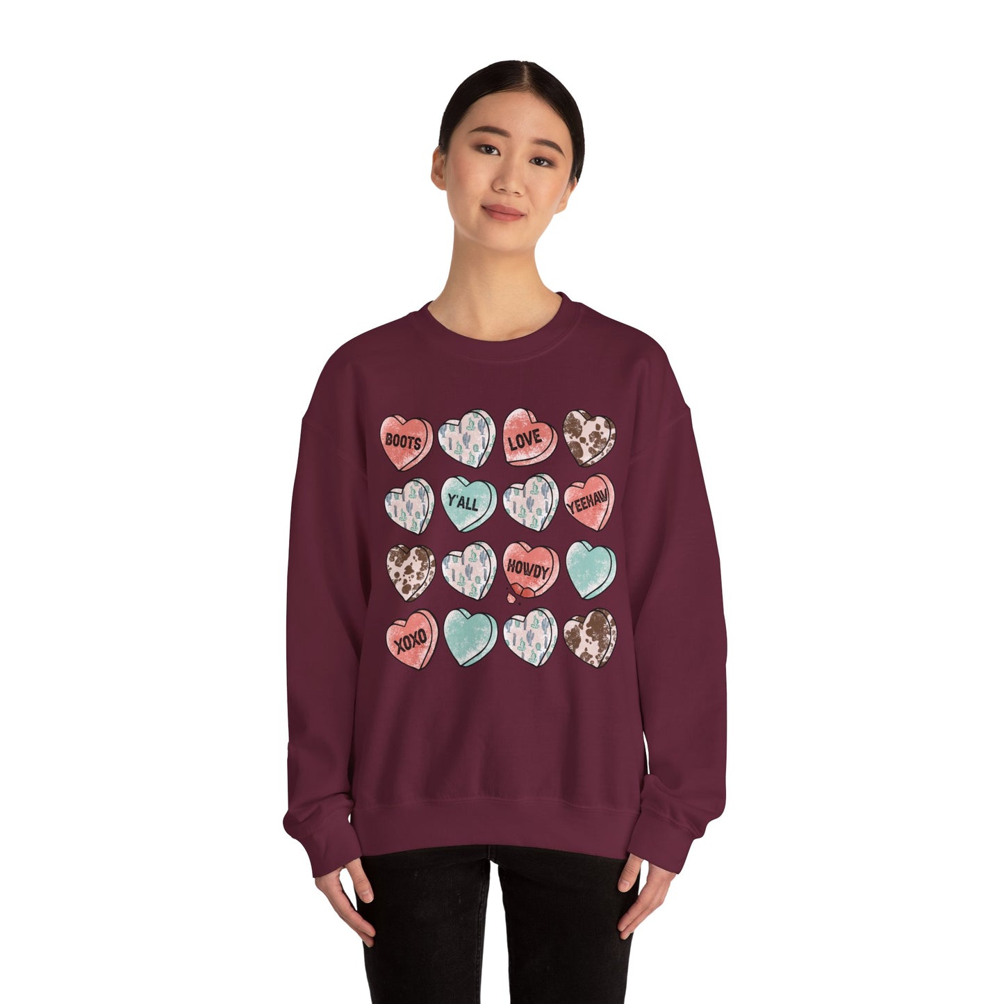 Western Heart Candy Sweatshirt