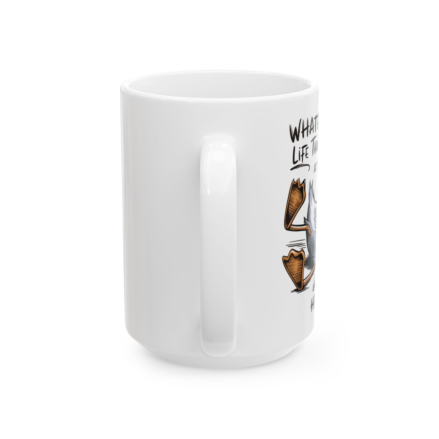 Duck Ceramic Mug, (11oz, 15oz)
