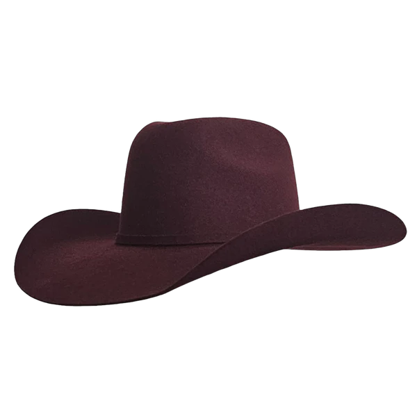 Big Sky Black Cherry Cowboy Hat - Wool Cashmere