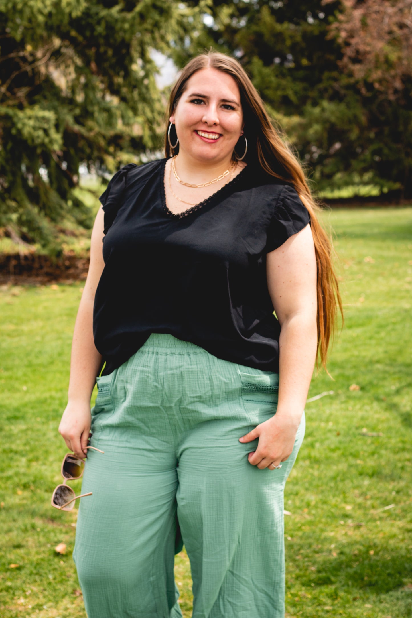 Girls Wanna Have Fun Wide Leg Pants