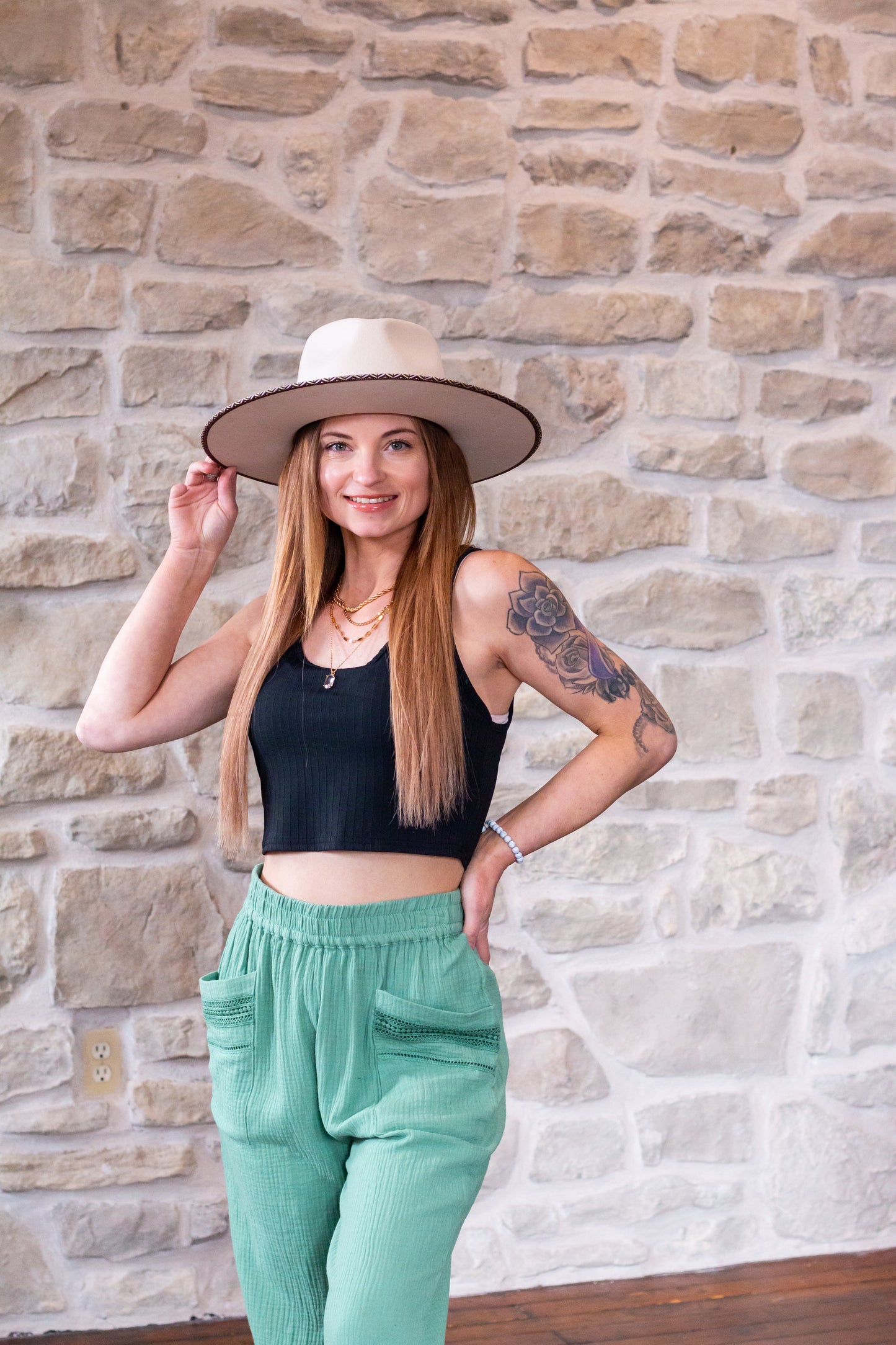 Girls Wanna Have Fun Wide Leg Pants