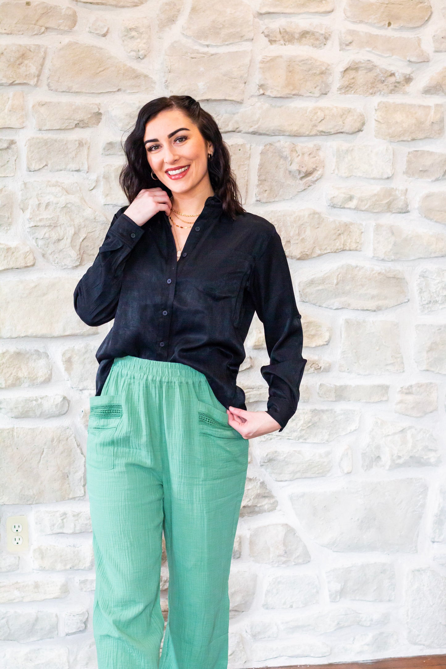 Girls Wanna Have Fun Wide Leg Pants