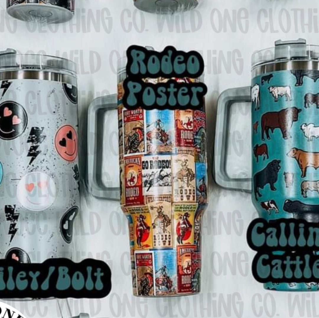 Wild West 40 oz Travel Mug