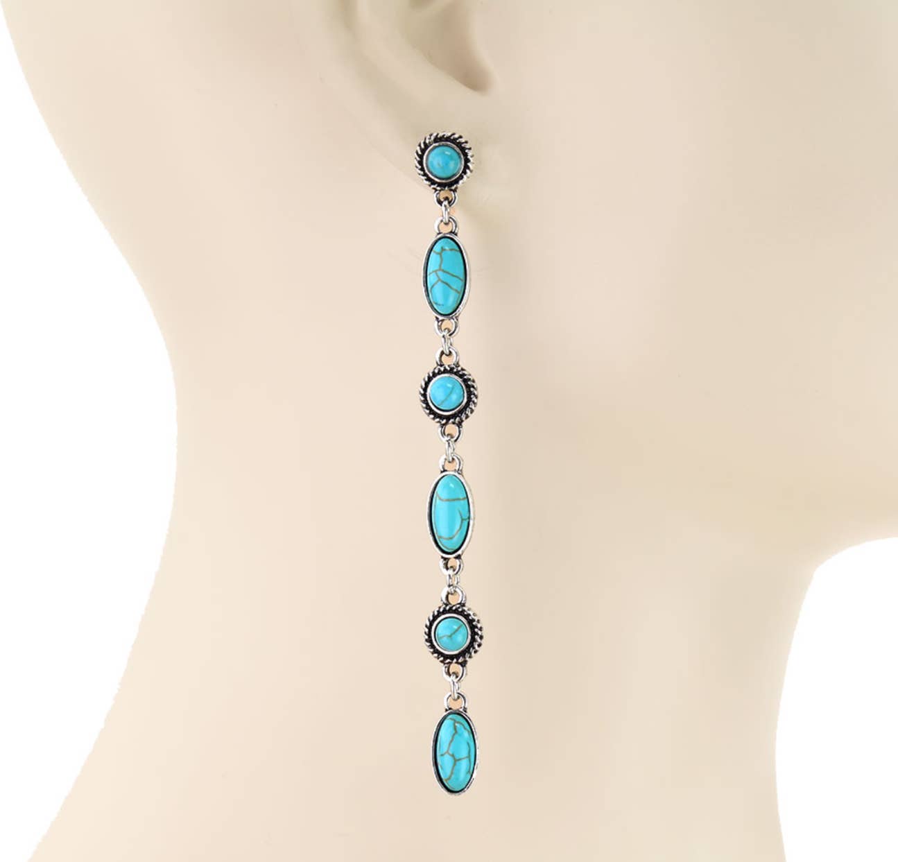 Dripping in Turquoise Earrings