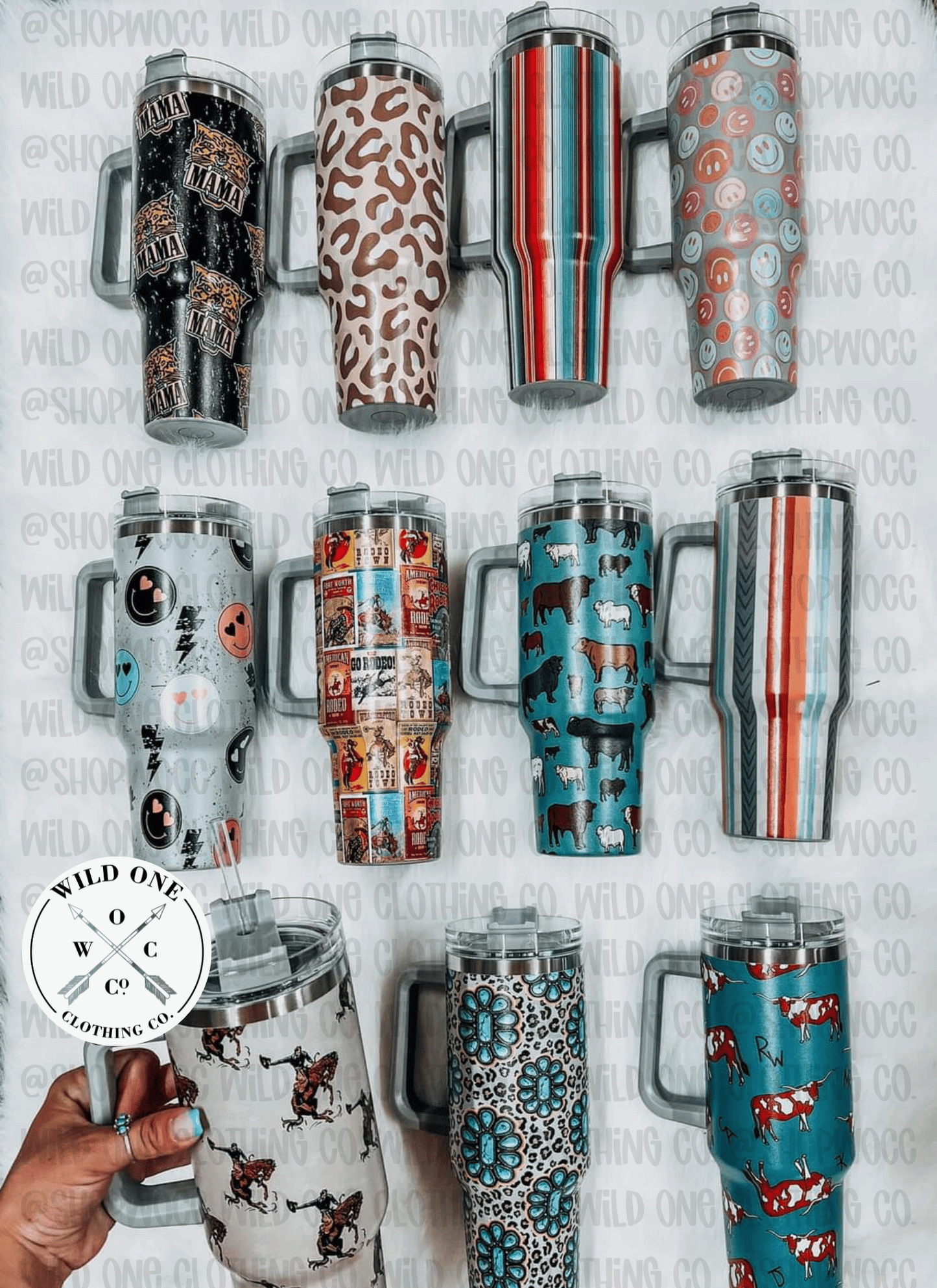 Wild West 40 oz Travel Mug