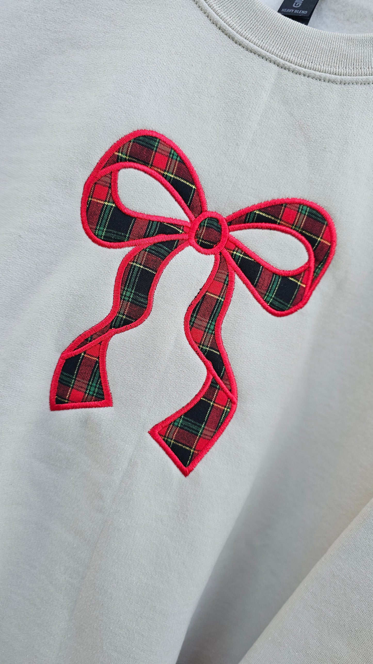 Christmas Bow Crewneck Sweatshirt