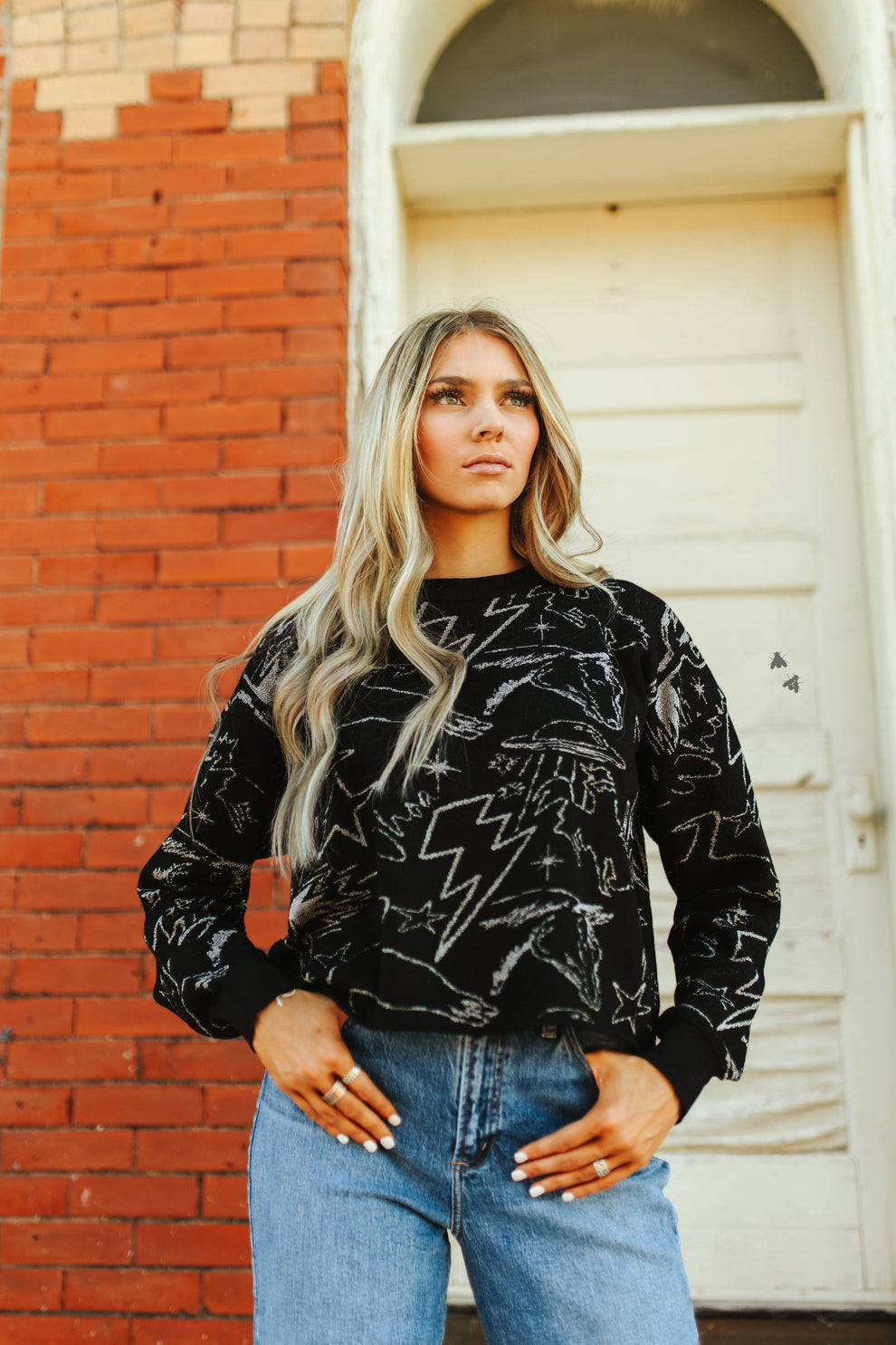 MARFA LIGHTS SWEATSHIRT