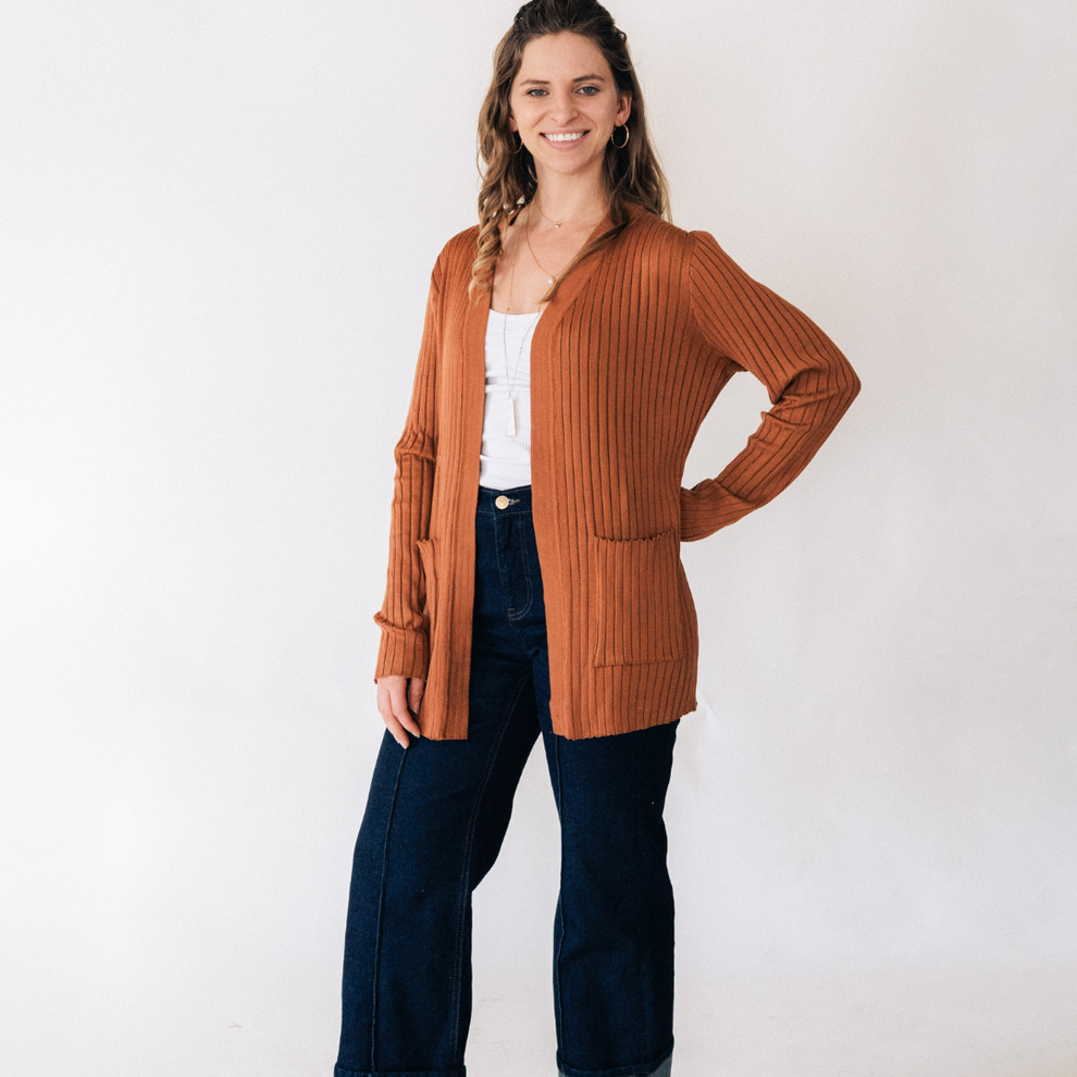 Pumpkin Spice Cardi
