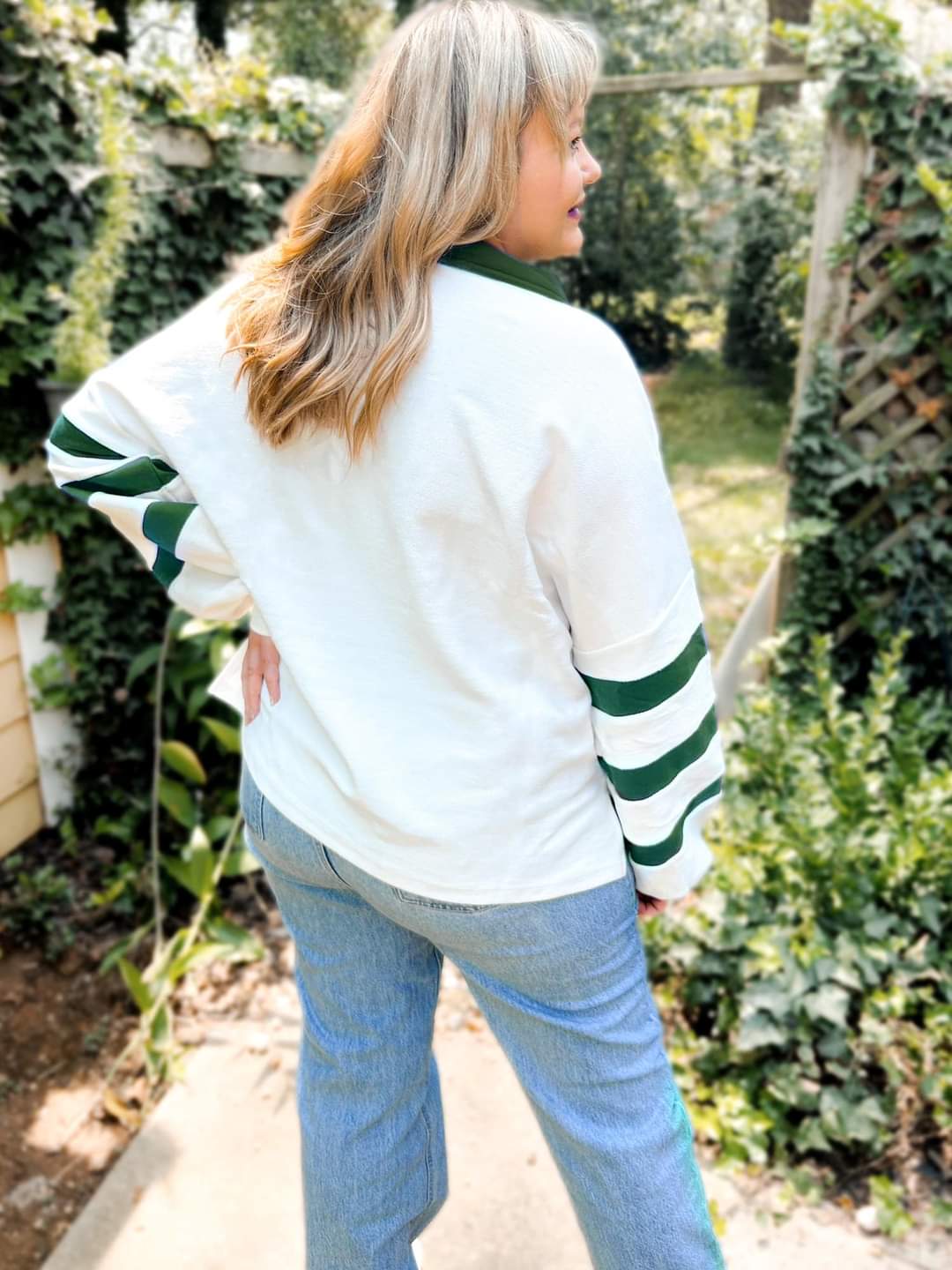 The Jordan Jaqcuard & Striped Pullover