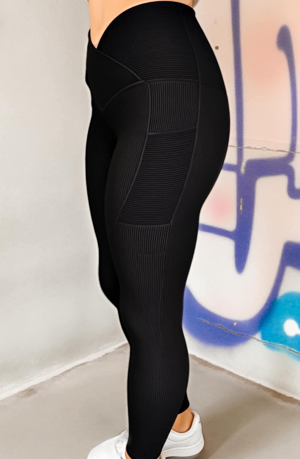 *PRE-ORDER* Molly Max Sculpt Diagonal Ribbed Leggings