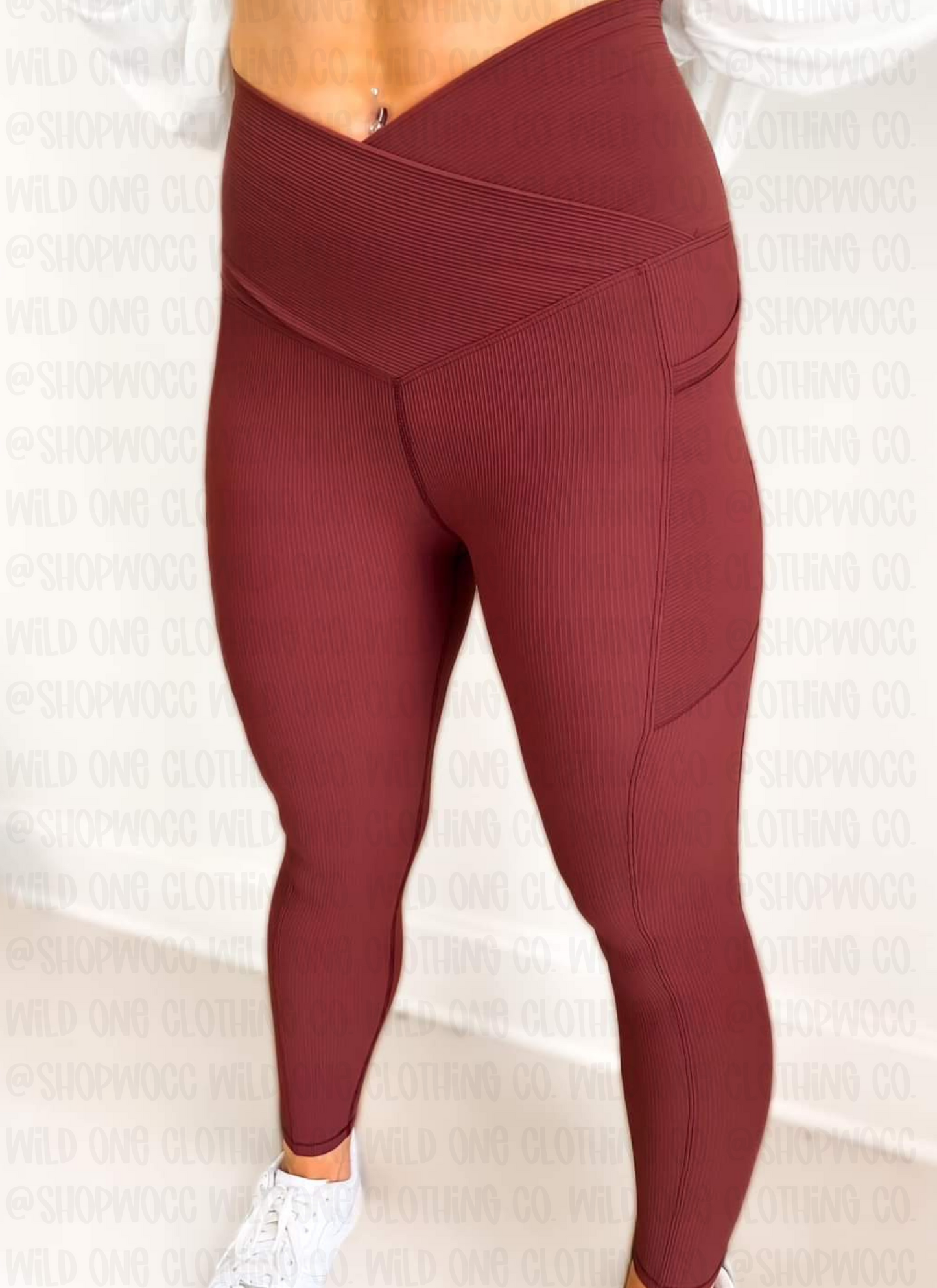 *PRE-ORDER* Molly Max Sculpt Diagonal Ribbed Leggings