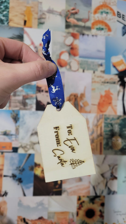 Engraved Custom Gift Tags