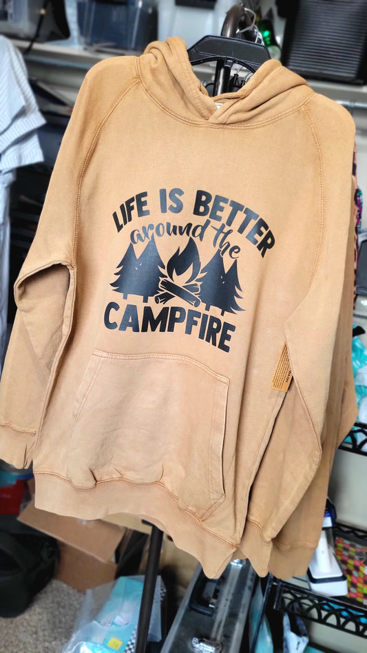 Campfire Hoodie - Vintage Camel