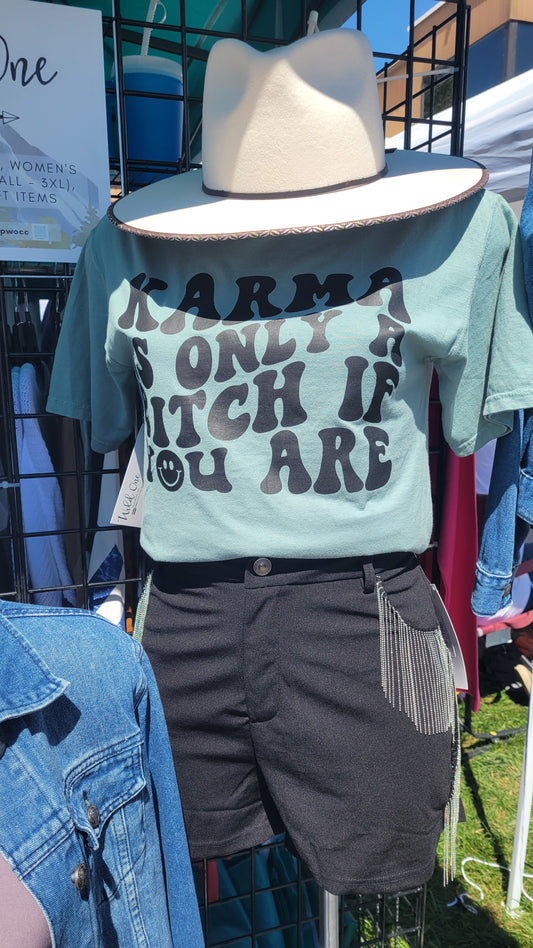 Get Fringy Shorts - Black