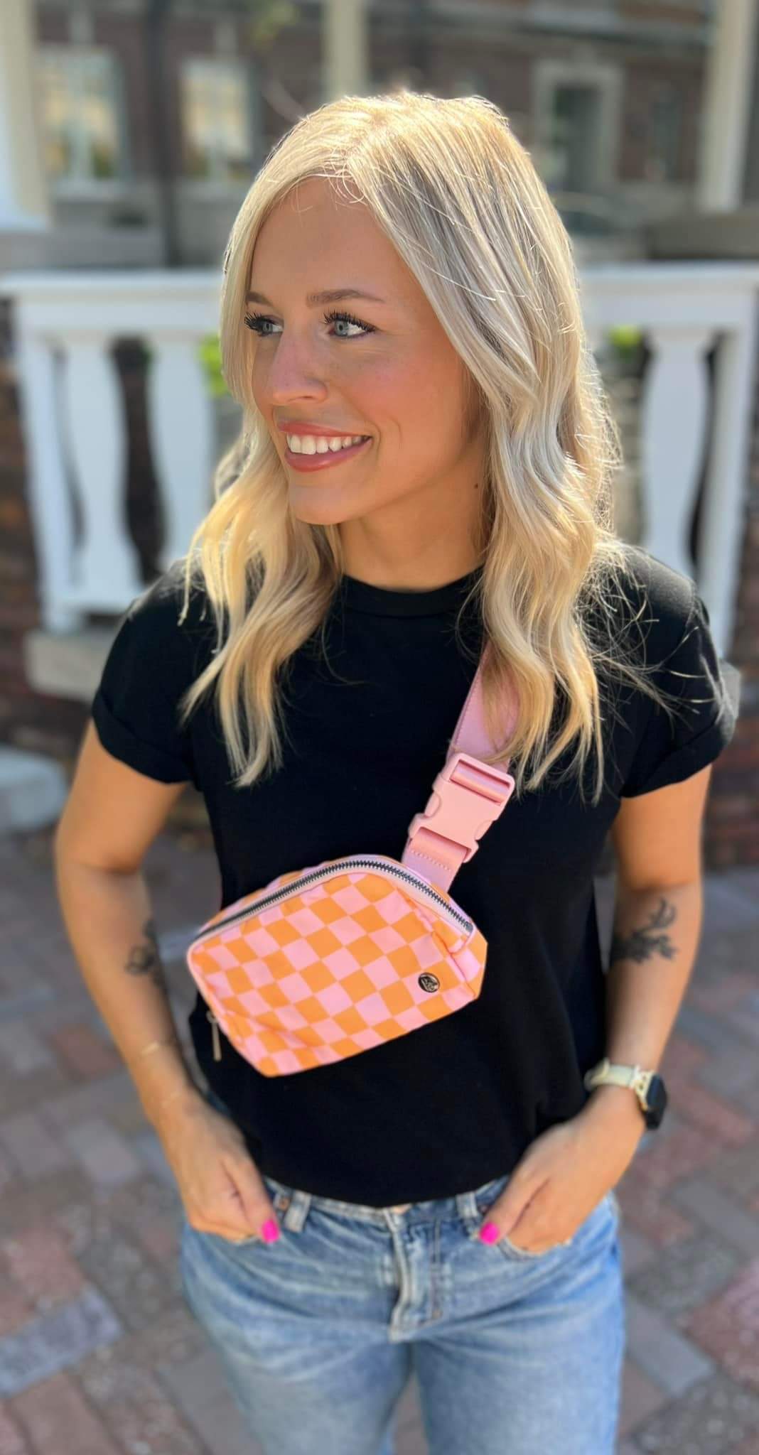 Check Yes Crossbody Bag