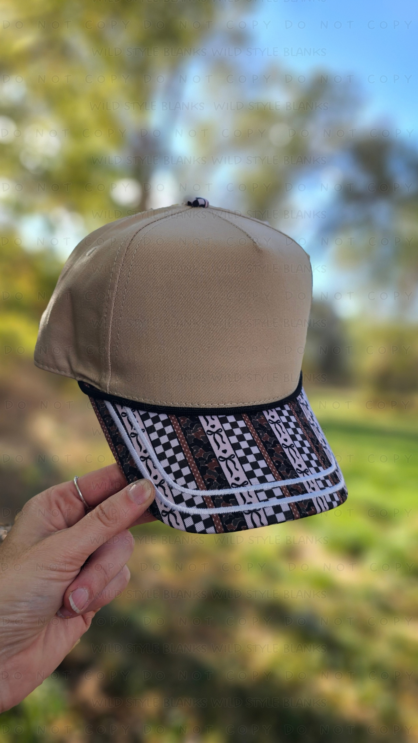 Girly Camo Blank Trucker Hat