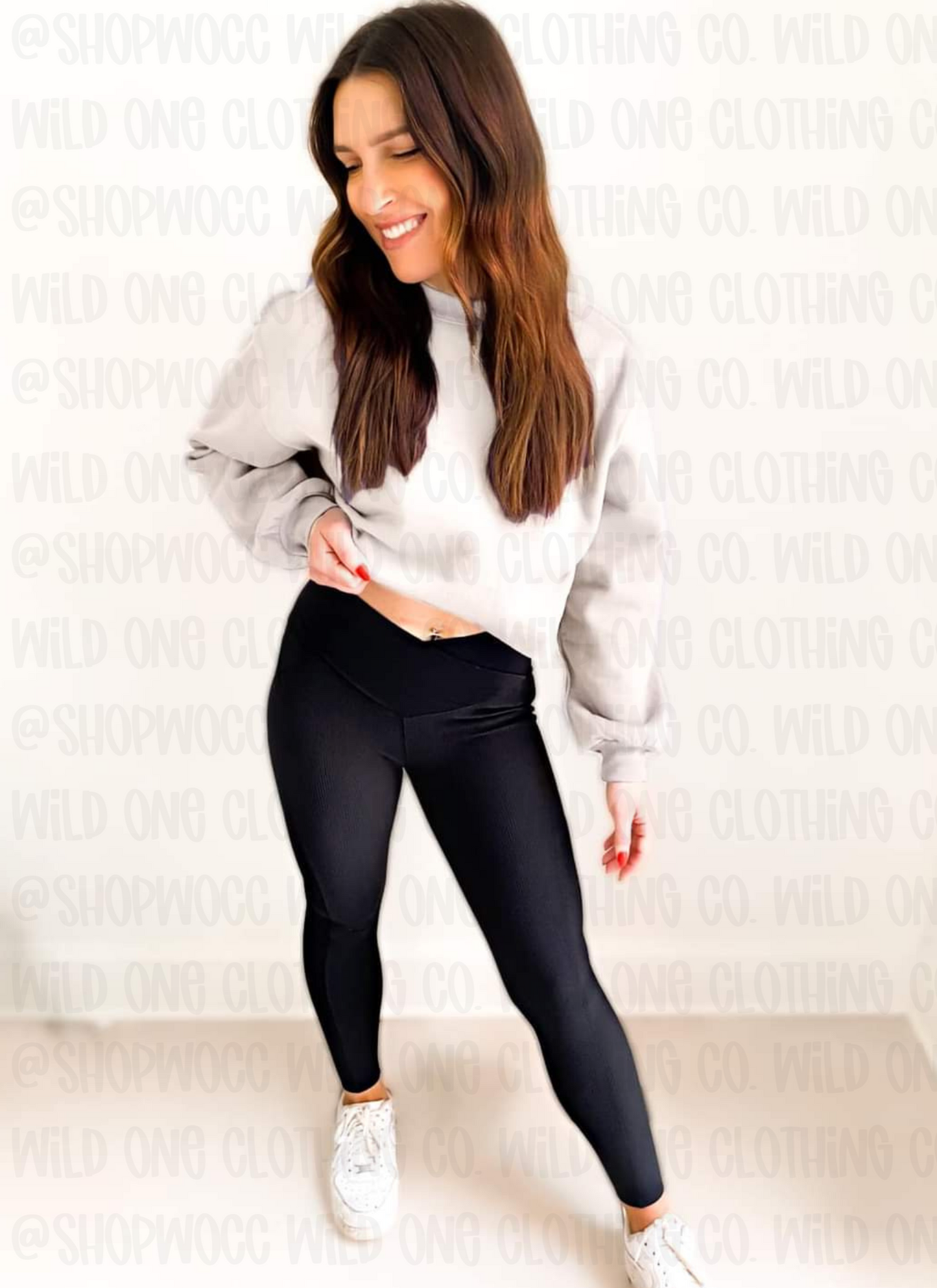 *PRE-ORDER* Molly Max Sculpt Diagonal Ribbed Leggings