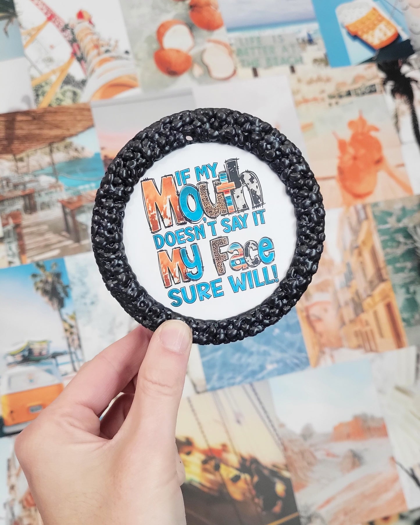 Mystery Graphic - Round Car Scent
