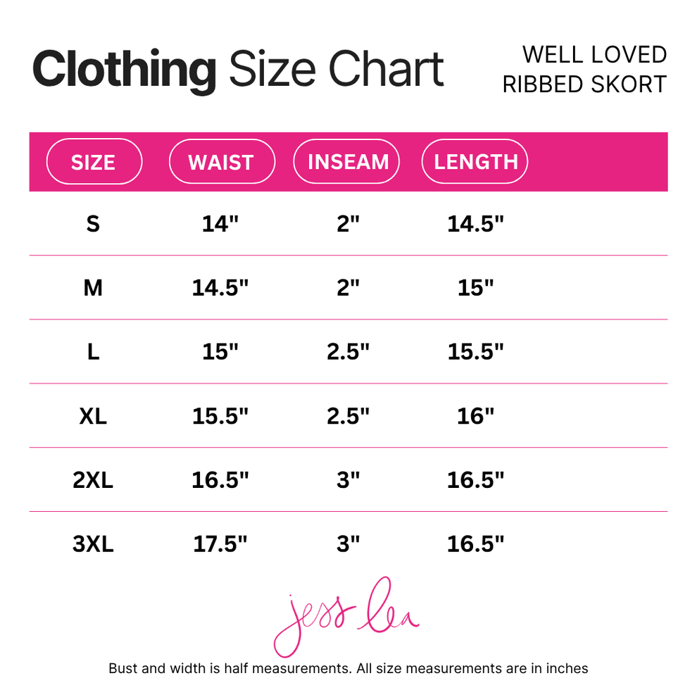 Falling For You Ribbed Skort - Navy