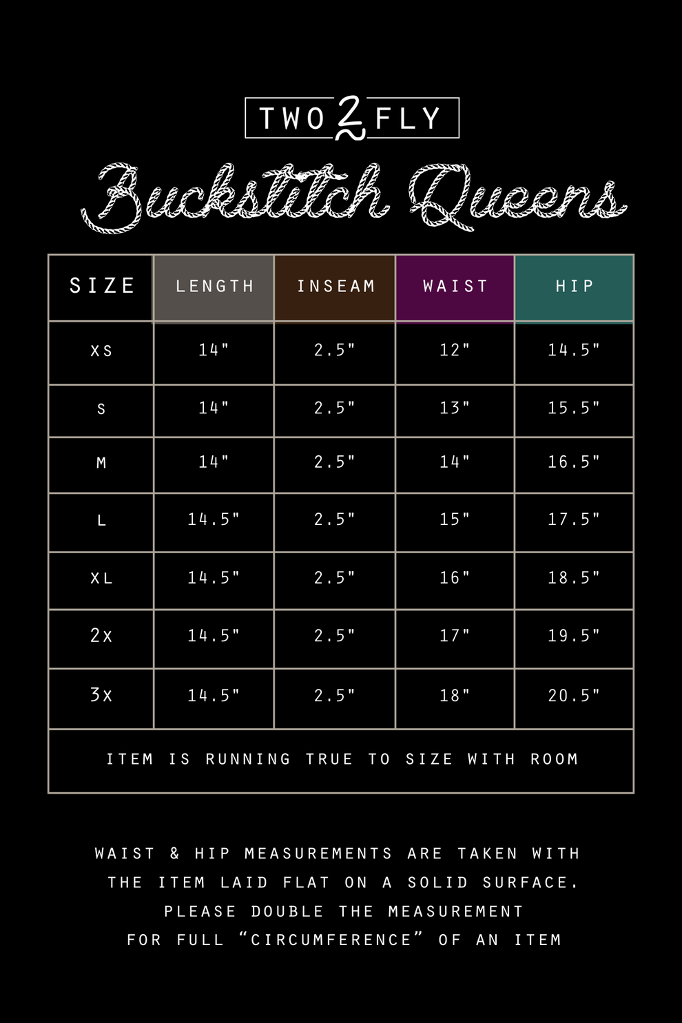 BUCKSTITCH QUEEN SHORTS *TUX