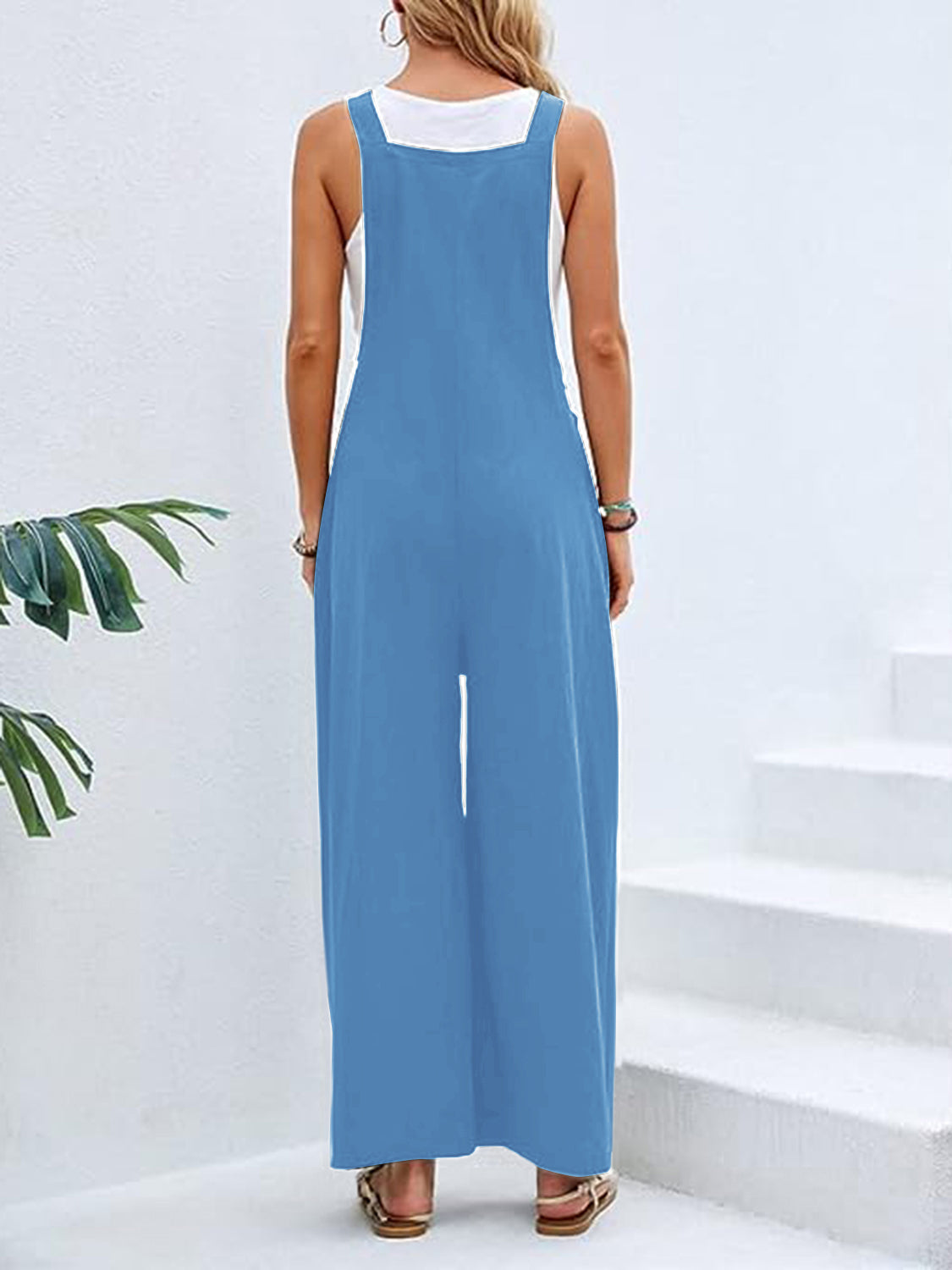 Autumn Leaves Wide Leg Overalls