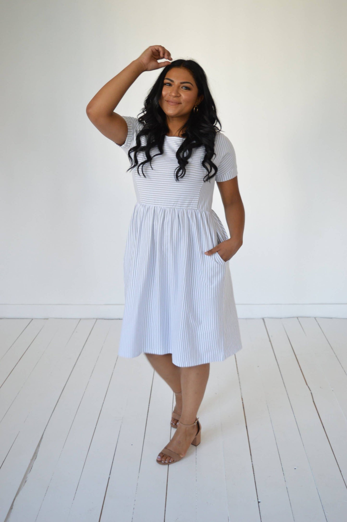 Yacht Club Striped Dress