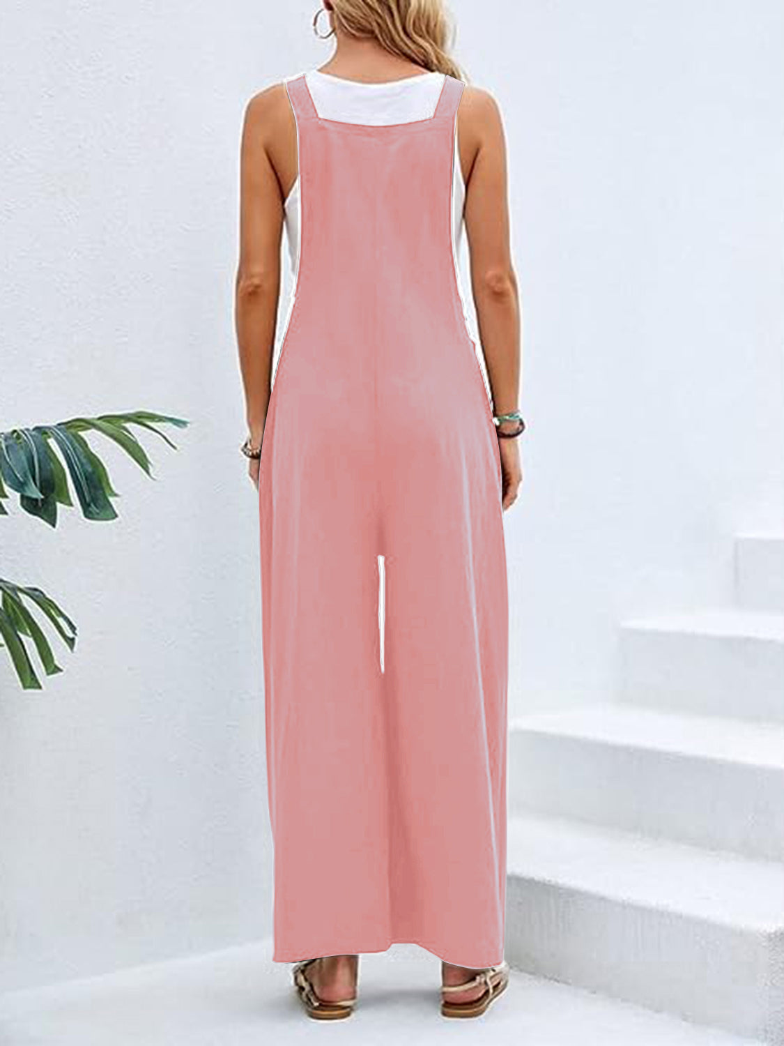 Autumn Leaves Wide Leg Overalls