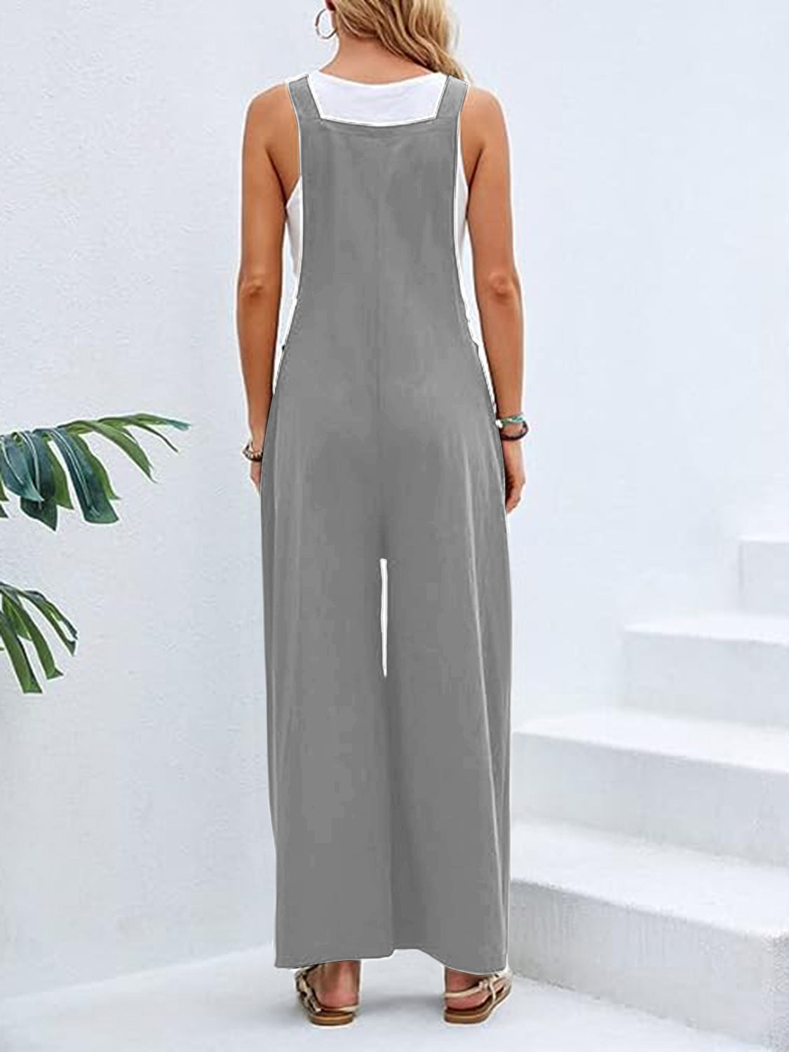 Autumn Leaves Wide Leg Overalls