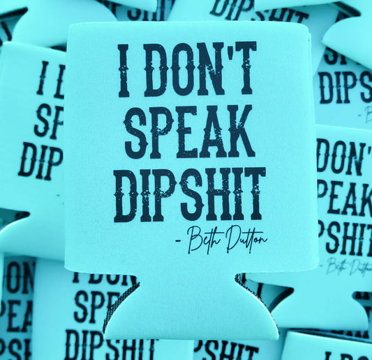Dipshit Graphic Coolie (Aqua)