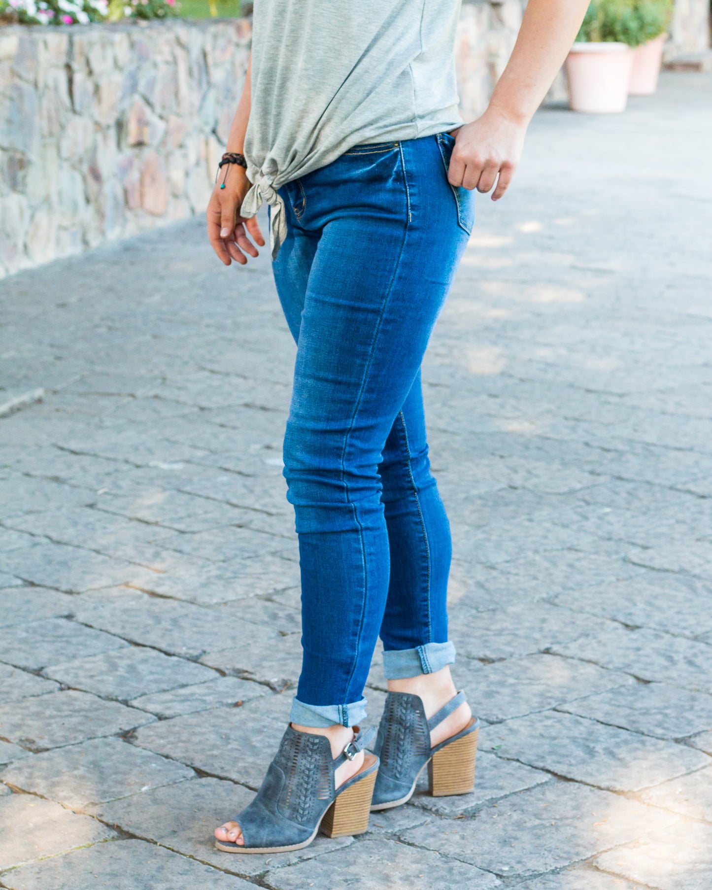 Gotta Have 'Em -High Rise Light Skinny Jeans