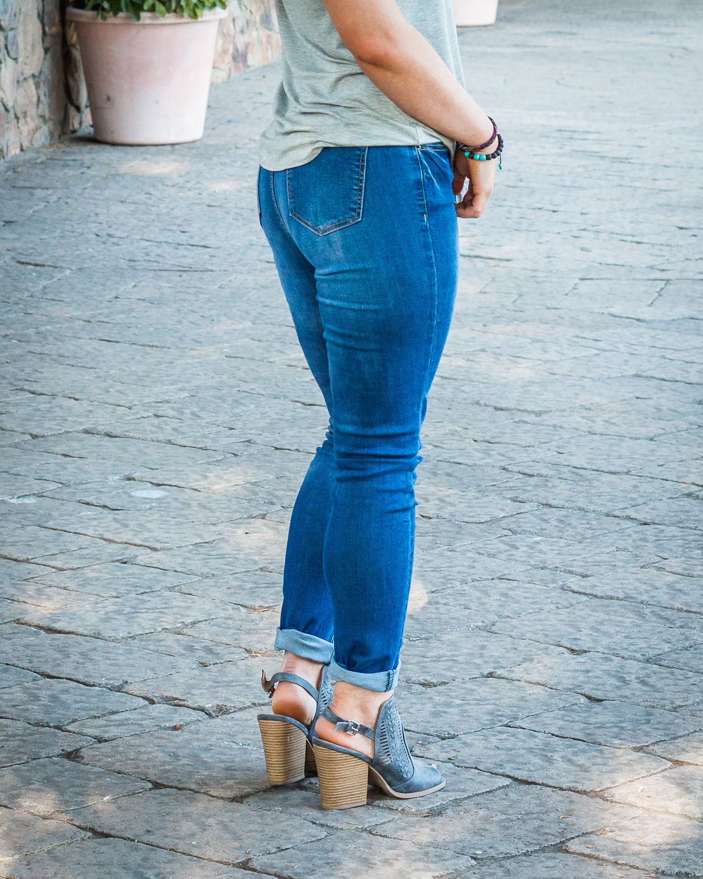 Gotta Have 'Em -High Rise Light Skinny Jeans