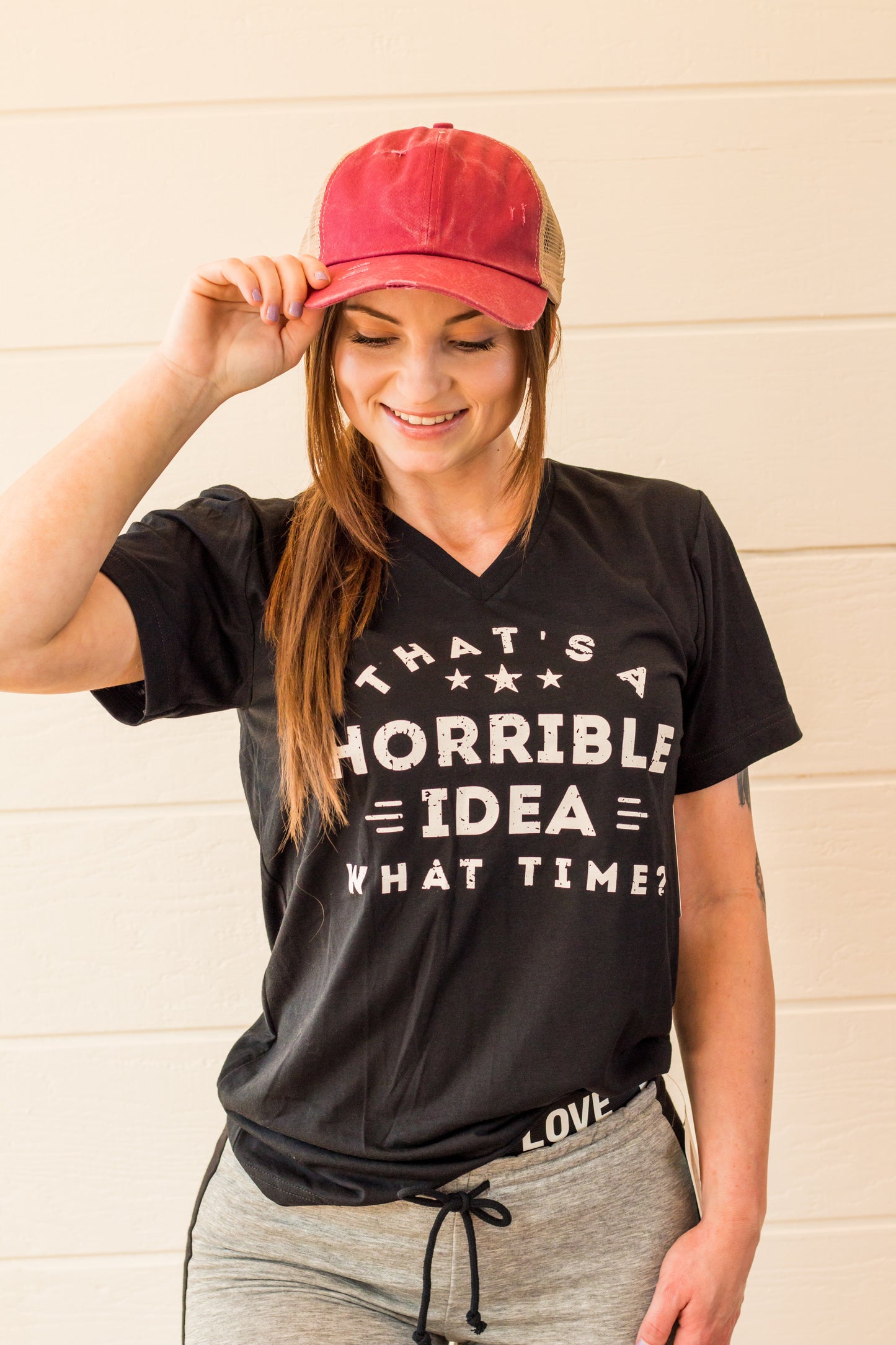 Criss Cross Ponytail Hat (10 color options!)