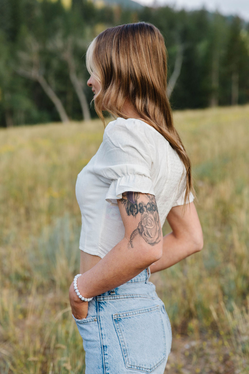 The Lina Cropped Blouse