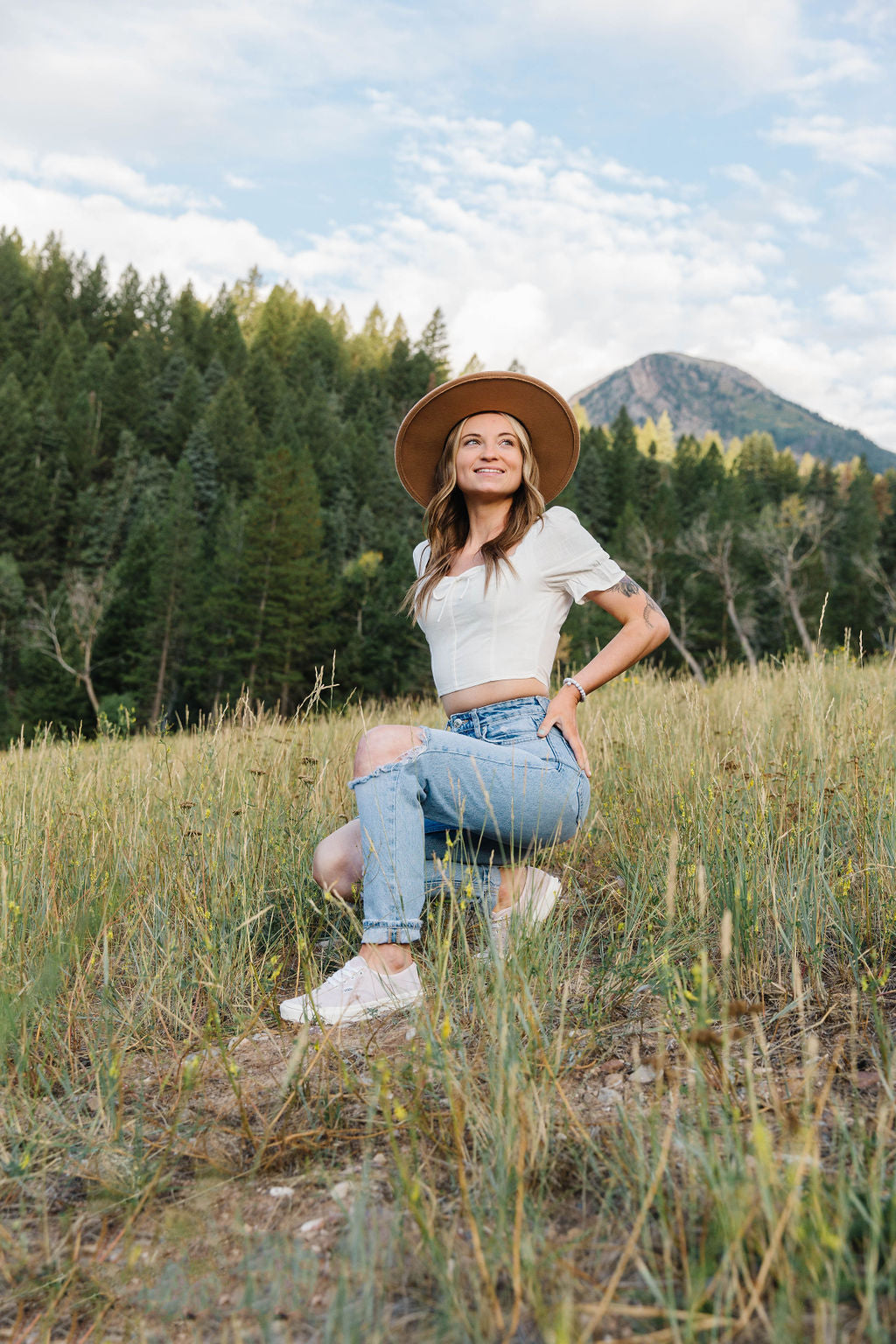 The Lina Cropped Blouse