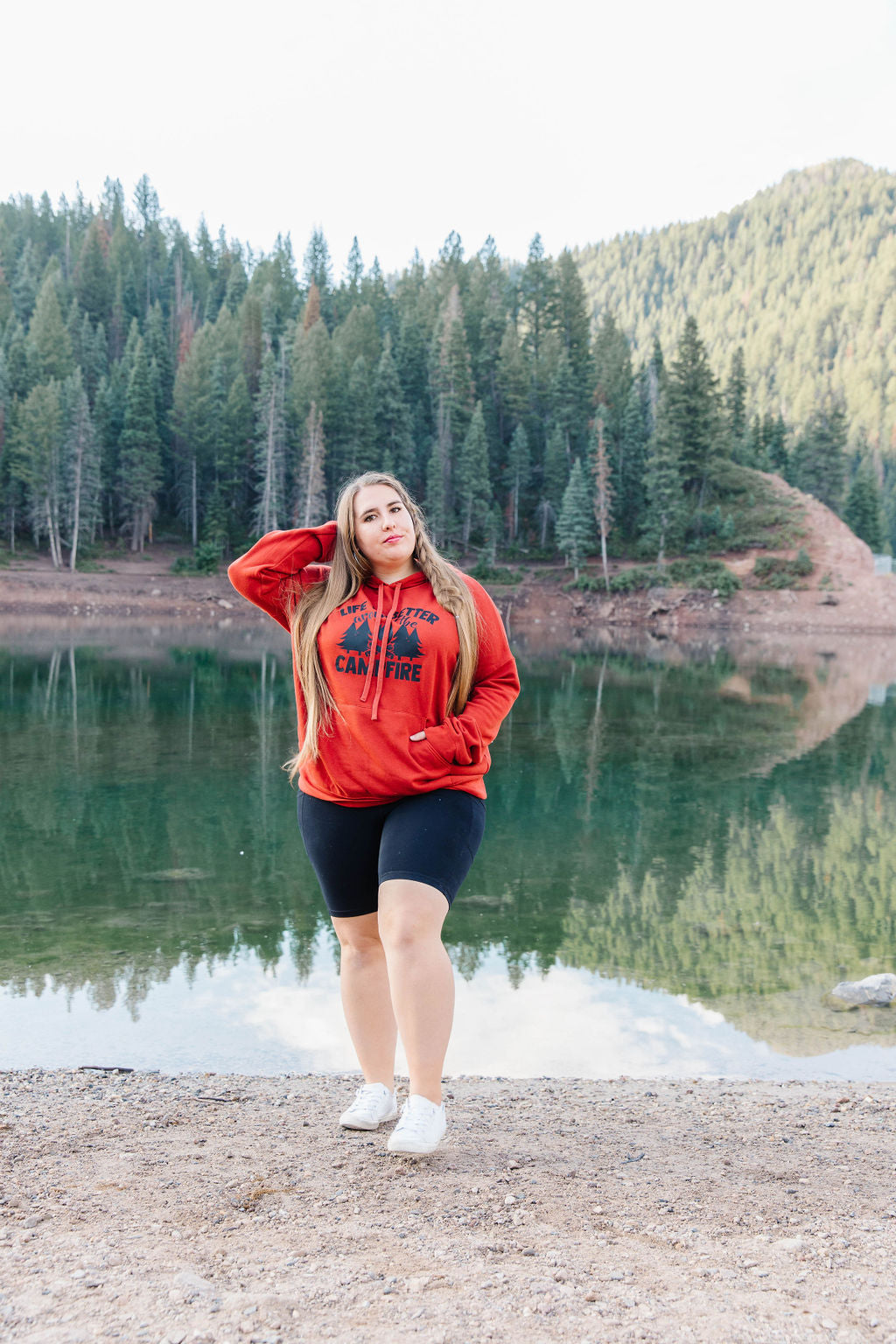 Campfire Hoodie - Red Rust
