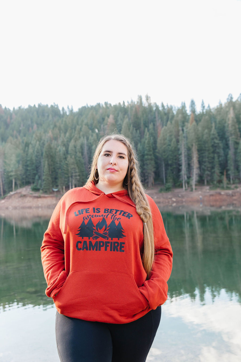Campfire Hoodie - Red Rust